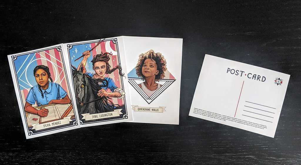 The Woman [Post] Cards: Girl Power